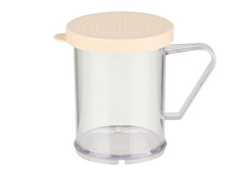 Диспенсер для мелких сыпучих из поликарбоната бежевый 280 мл 1 мм