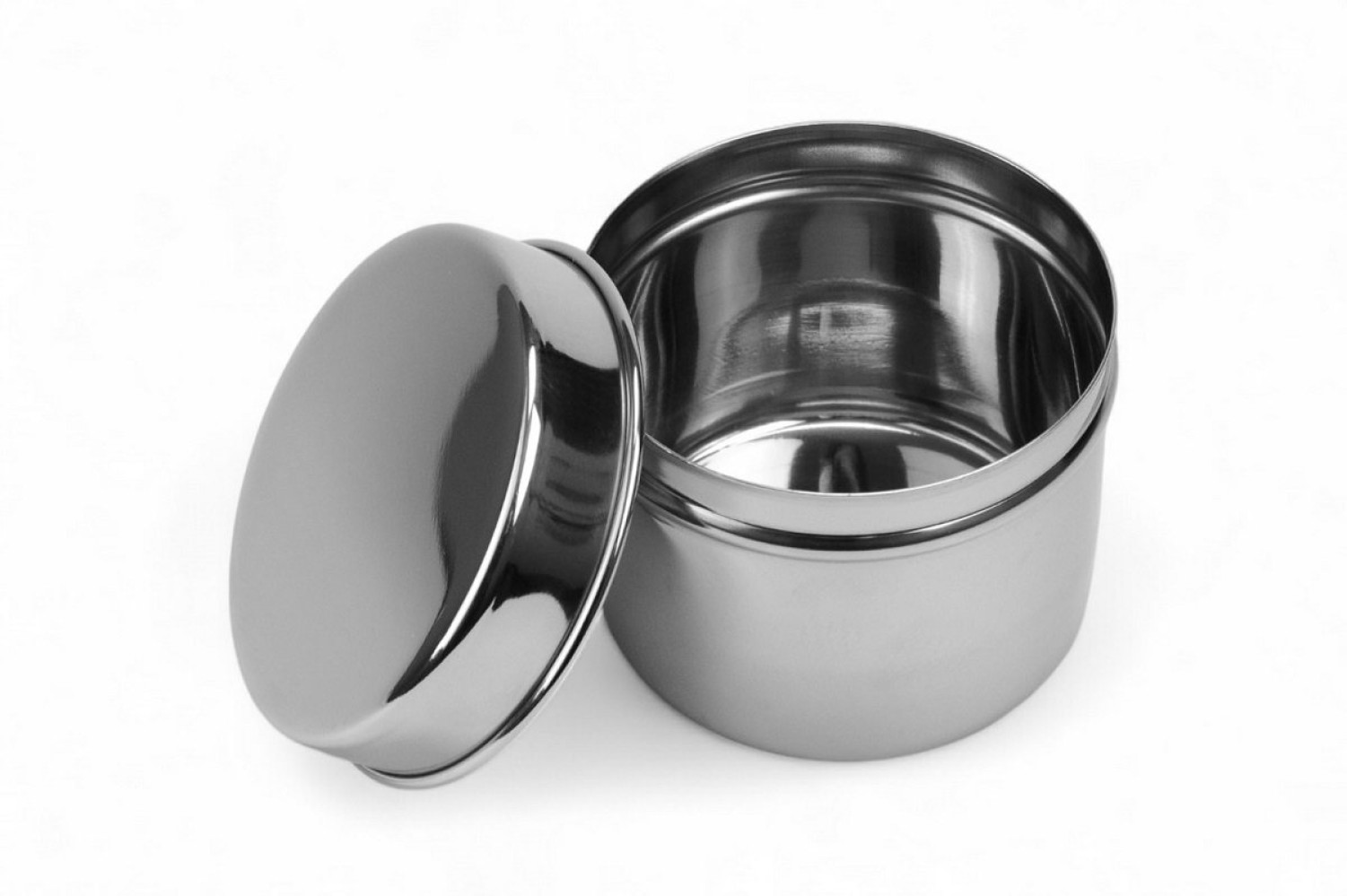 Баночка для специй из нержавеющей стали круглая Премиум 450 мл