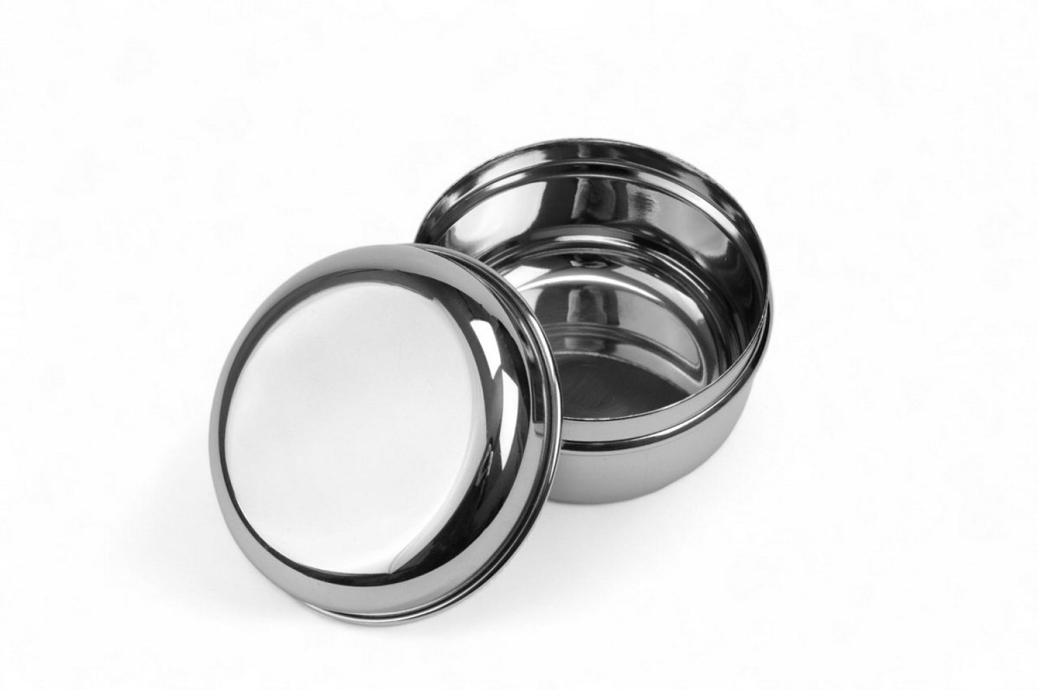 Баночка для специй из нержавеющей стали круглая Премиум 300 мл