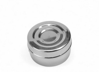 Баночка для специй из нержавеющей стали круглая 60 мл