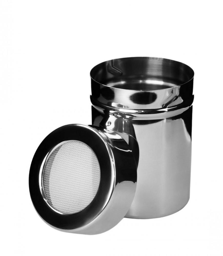 Диспенсер для мелких сыпучих из нержавеющей стали с сеточкой 350 мл
