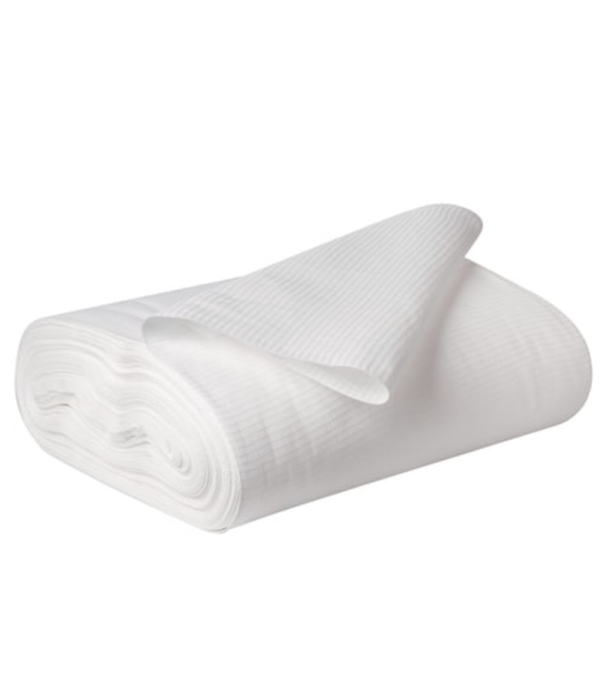 Полотенце вафельное белое 45 см х 1 пог.м 145 г/м2 (метражом)