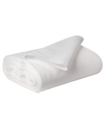 Полотенце вафельное белое 45 см х 1 пог.м 145 г/м2 (метражом)