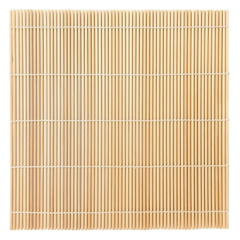 Коврик для суши бамбуковый бежевый 24х24 см 1 шт (200 шт/ящ)