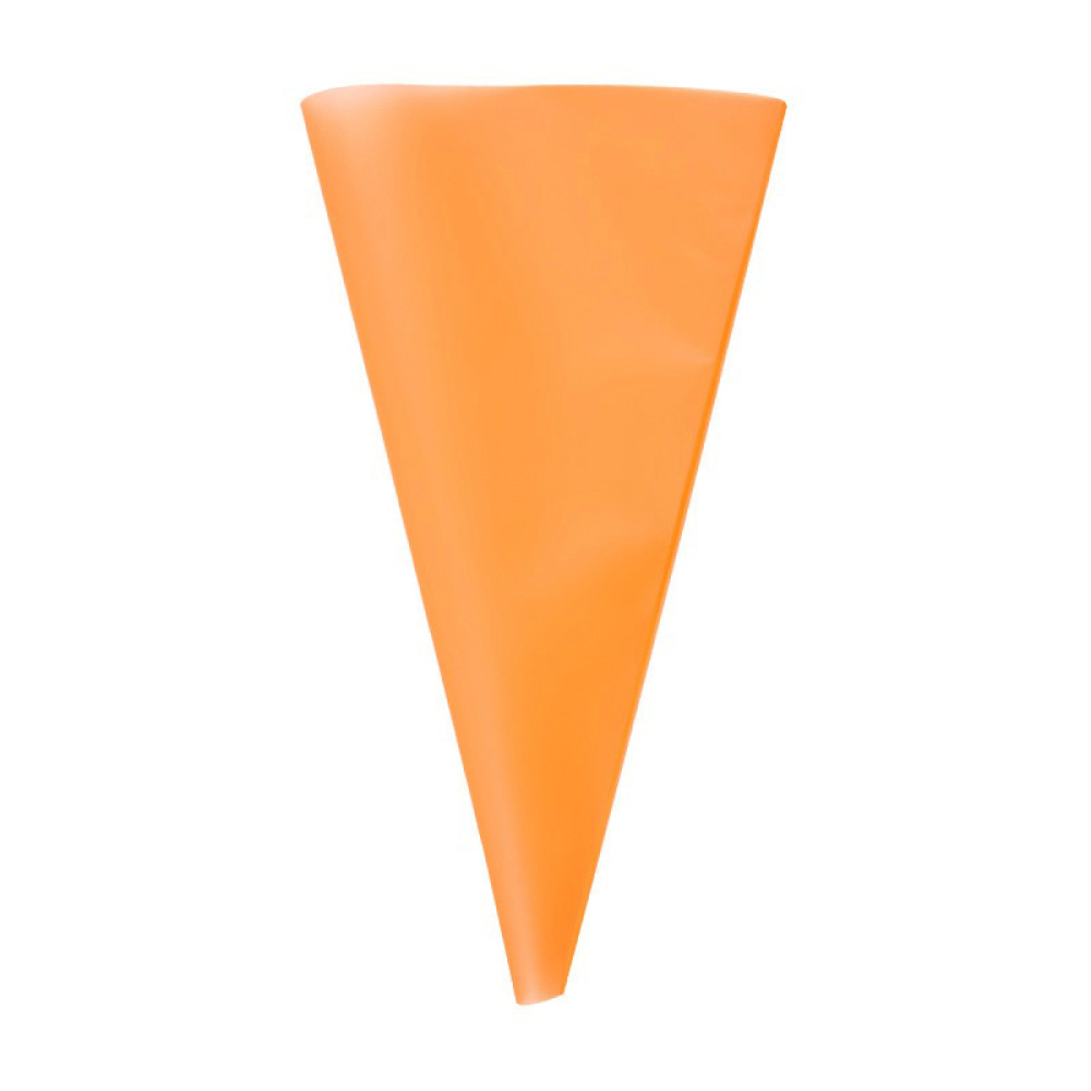 Мешок кондитерский силиконовый оранжевый 50 см