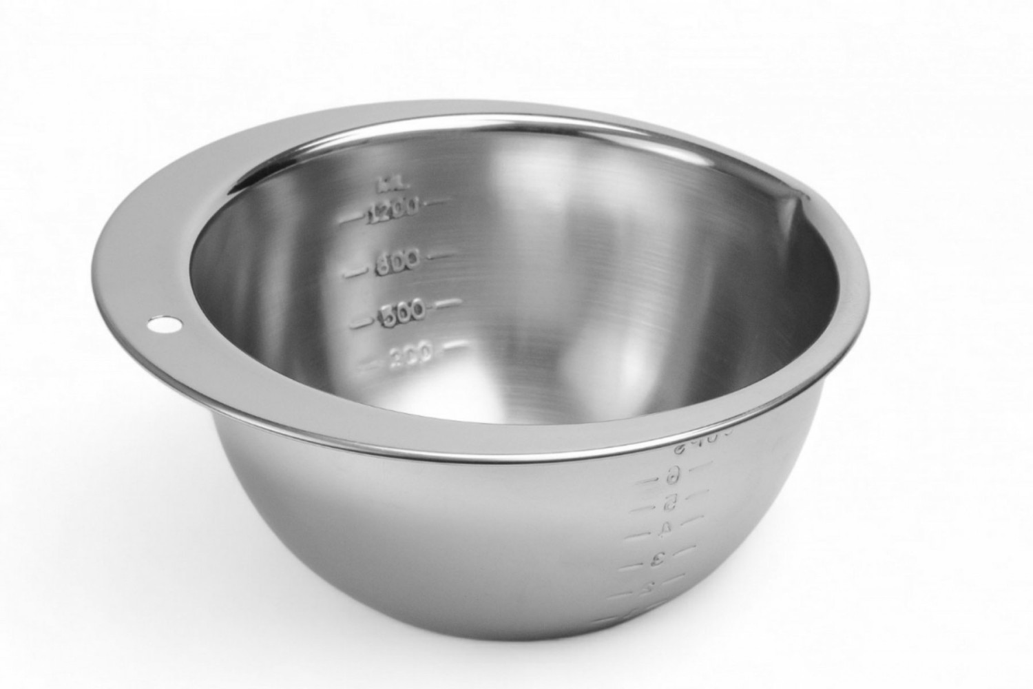 Миска из нержавеющей стали с мерной шкалой 2 л