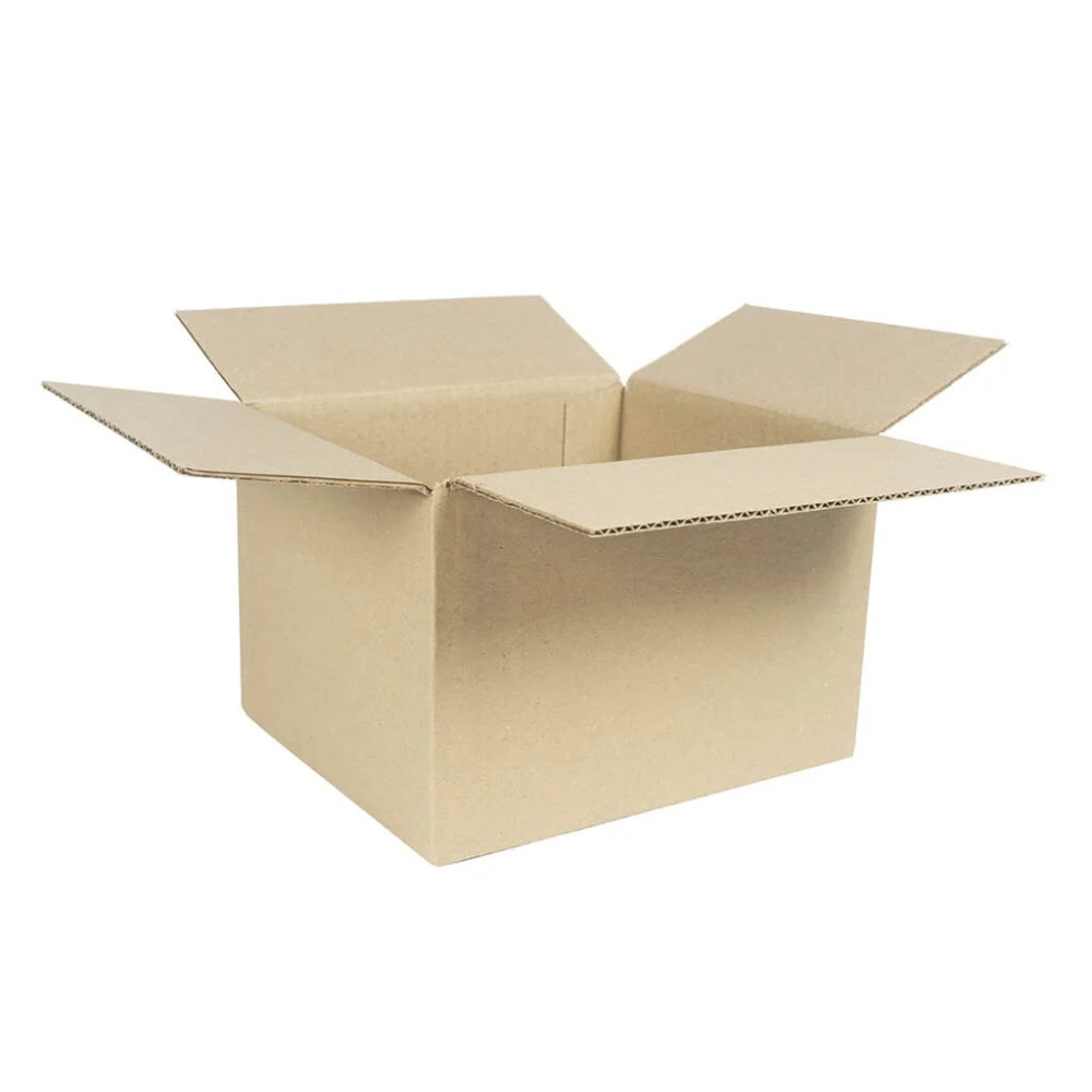 Коробка из гофрокартона T-22 прямоугольная бурая 240х200х150 мм 1 шт