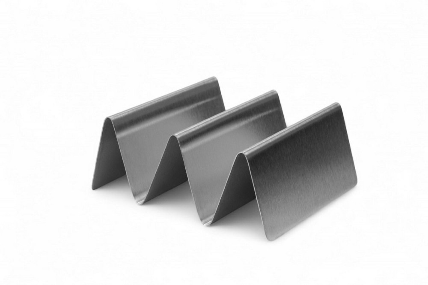 Подставка для хот-догов и тако из нержавеющей стали 2/3 секции 13х11,5х5 см