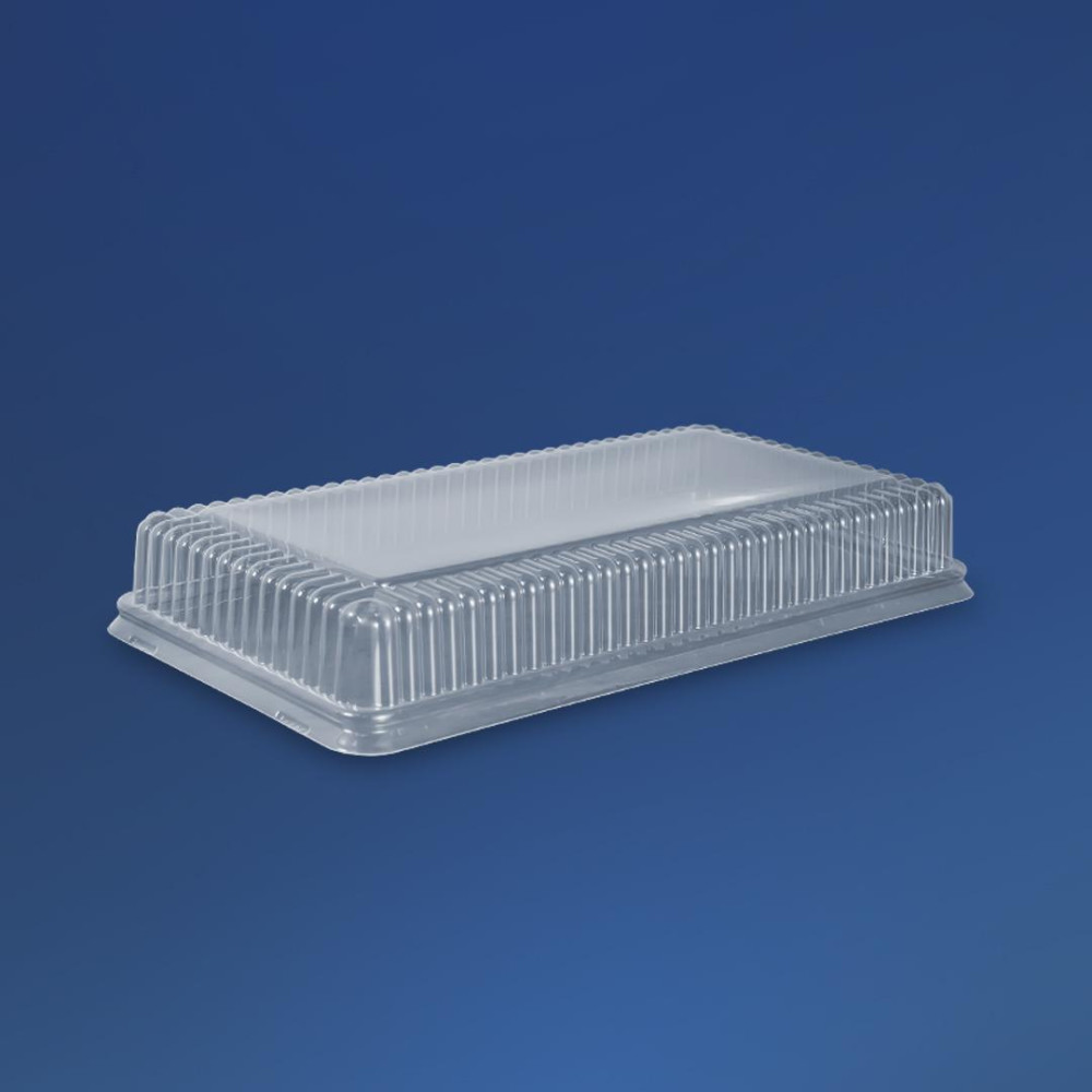 Упаковка для суши пластиковая ПС-62 белая с крышкой 1000 мл 286х150х30 мм 300 шт/ящ