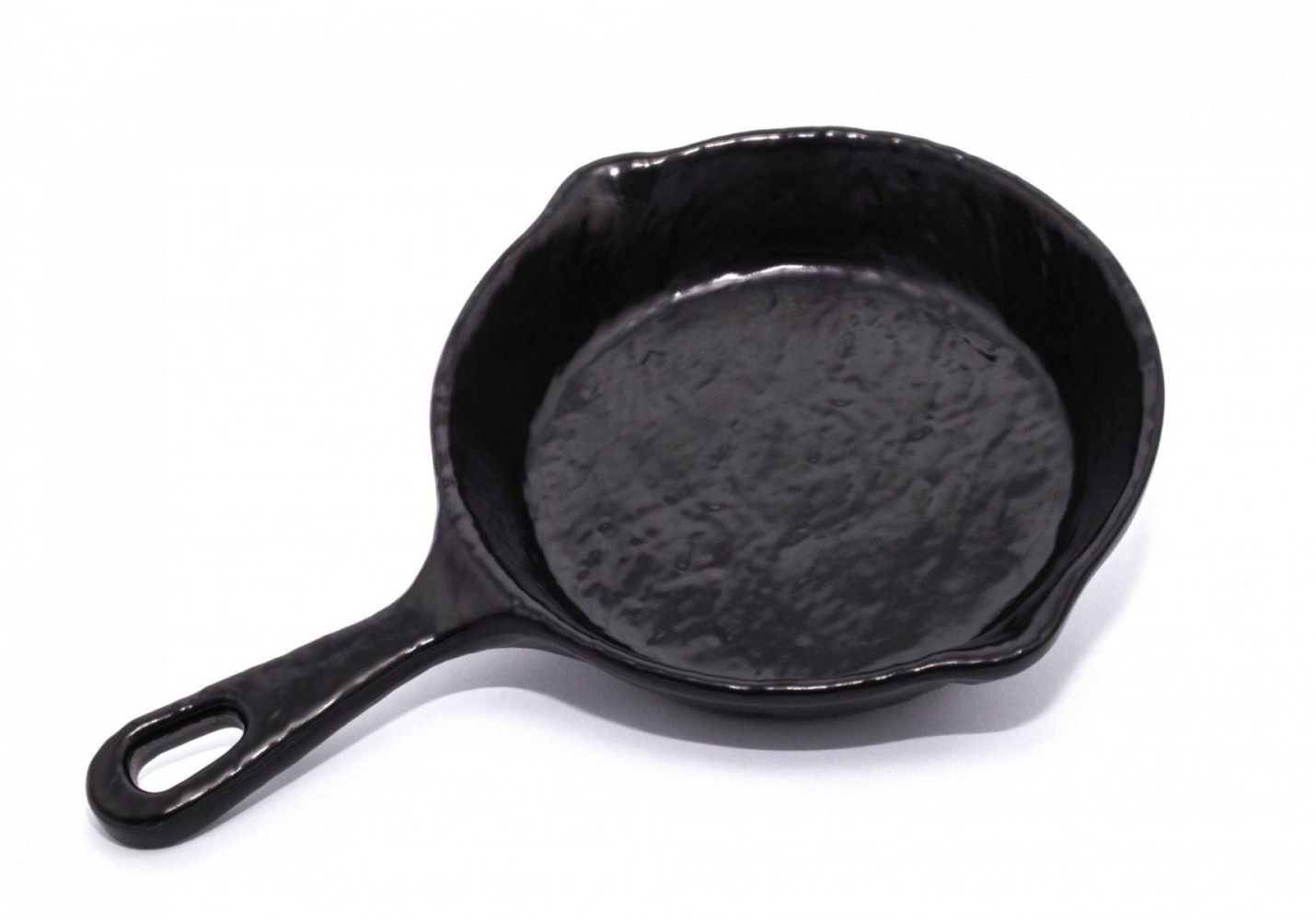 Сковорода из меламина круглая черная 400 мл 15х3,5 см