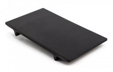 Доска для суши из меламина прямоугольная черная 23,7х14х2,3 см