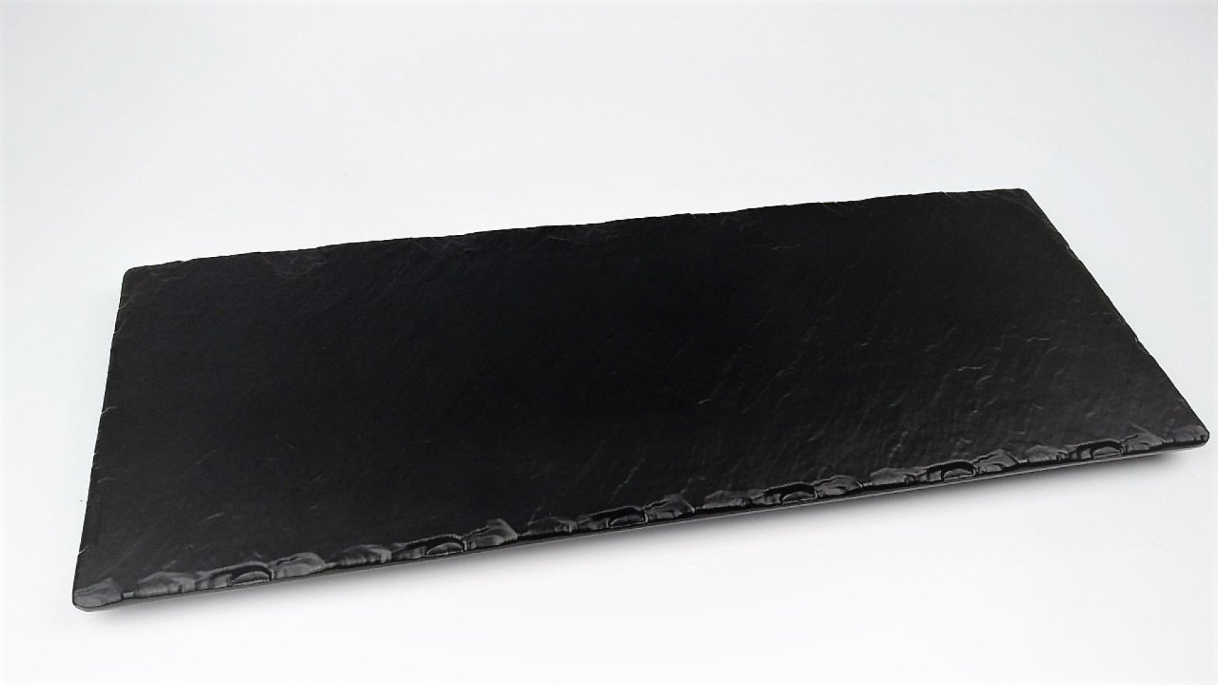 Доска для суши из меламина прямоугольная черная 40х15х1,8 см