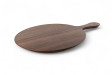 Доска сервировочная из меламина круглая коричневая 32х1,5 см