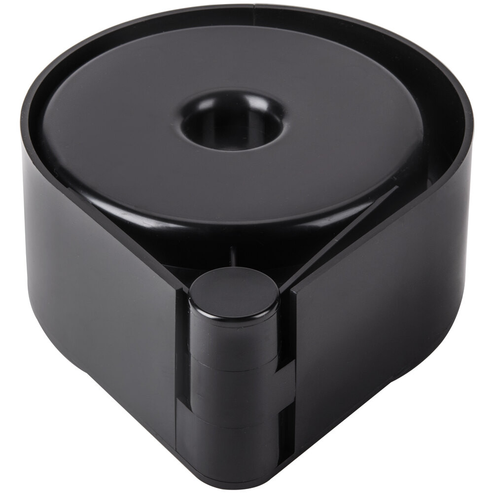 Риммер барный пластиковый 3 секции черный 20х16х7,5 см