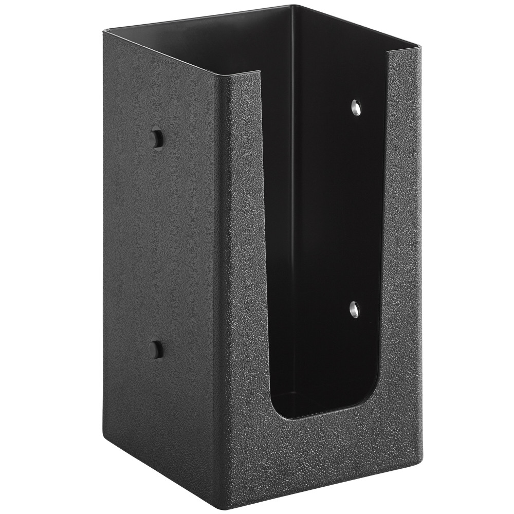 Органайзер для стаканов и крышек пластиковый черный 11,5х20х11,5 см