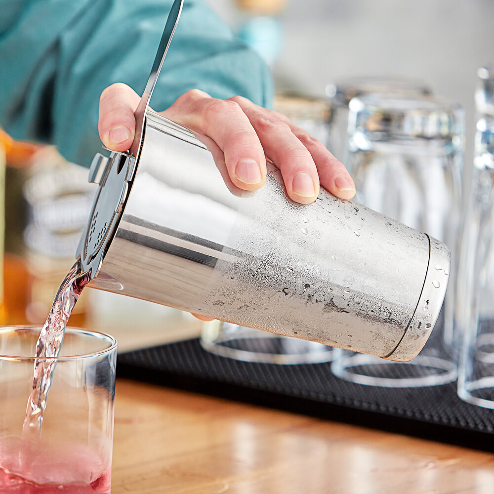 Стакан-шейкер из нержавеющей стали Бостон с утяжелителем 840 мл