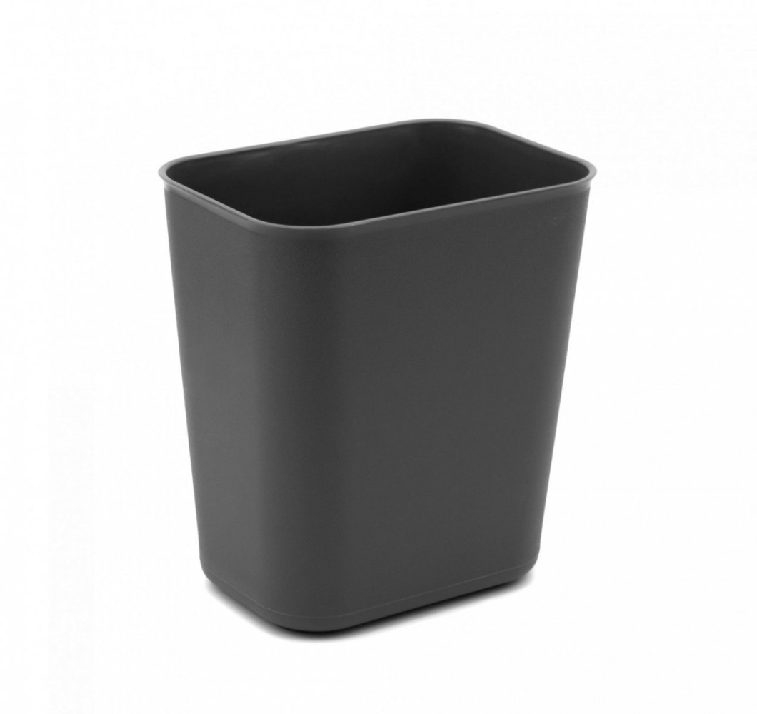 Корзина для мусора пластиковая One Chef серая 13 л 270х310х210 мм