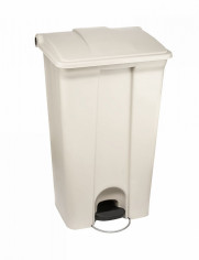 Контейнер для мусора пластиковый One Chef Step On бежевый с педалью 87 л 500х825х400 мм