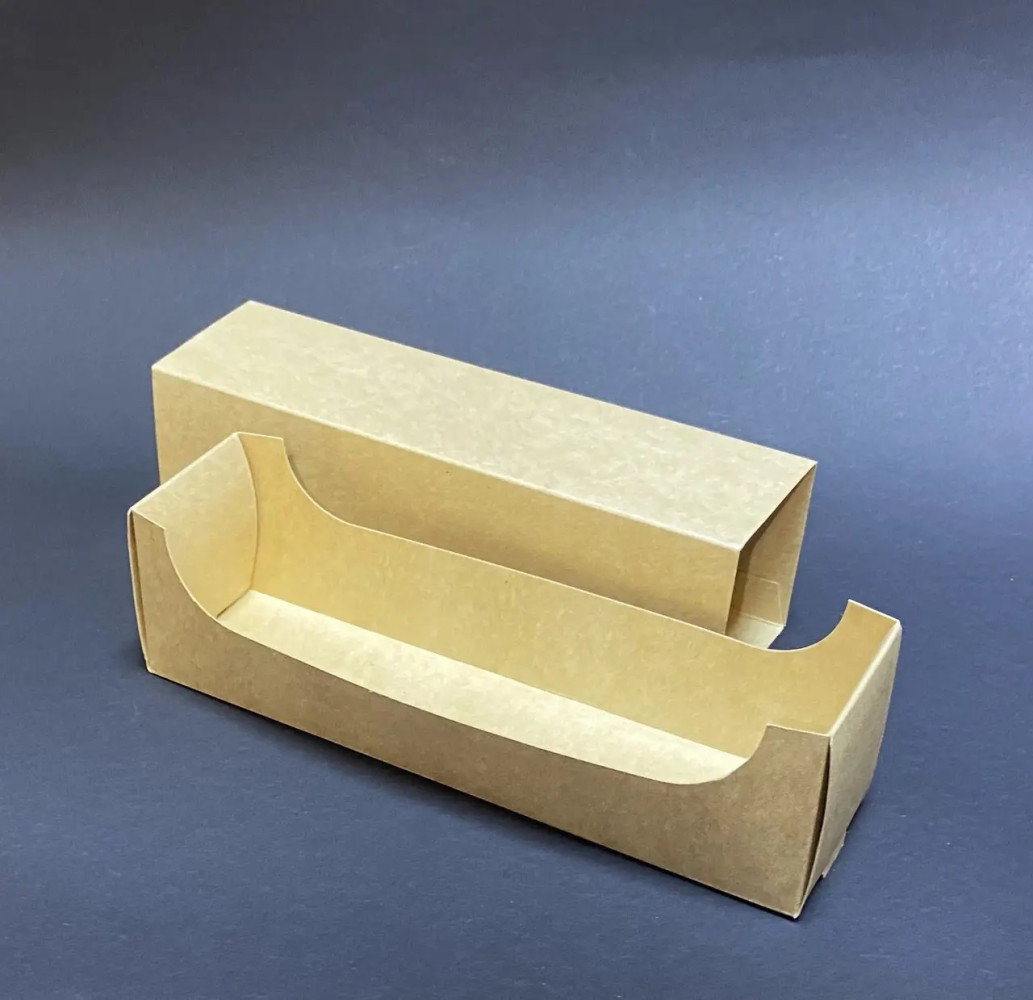 Упаковка пенал для суши бумажная крафт 210х55х60 мм 1 шт (100/500)