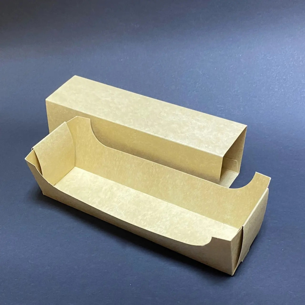 Упаковка пенал для суши бумажная крафт 210х55х60 мм 1 шт (100/500)