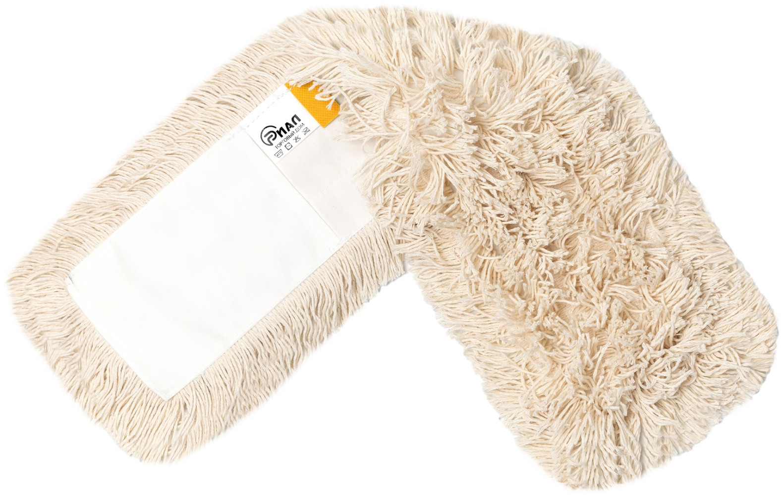 Моп для швабры хлопок/полиэстер Риал разрезанный бежевый 60 см