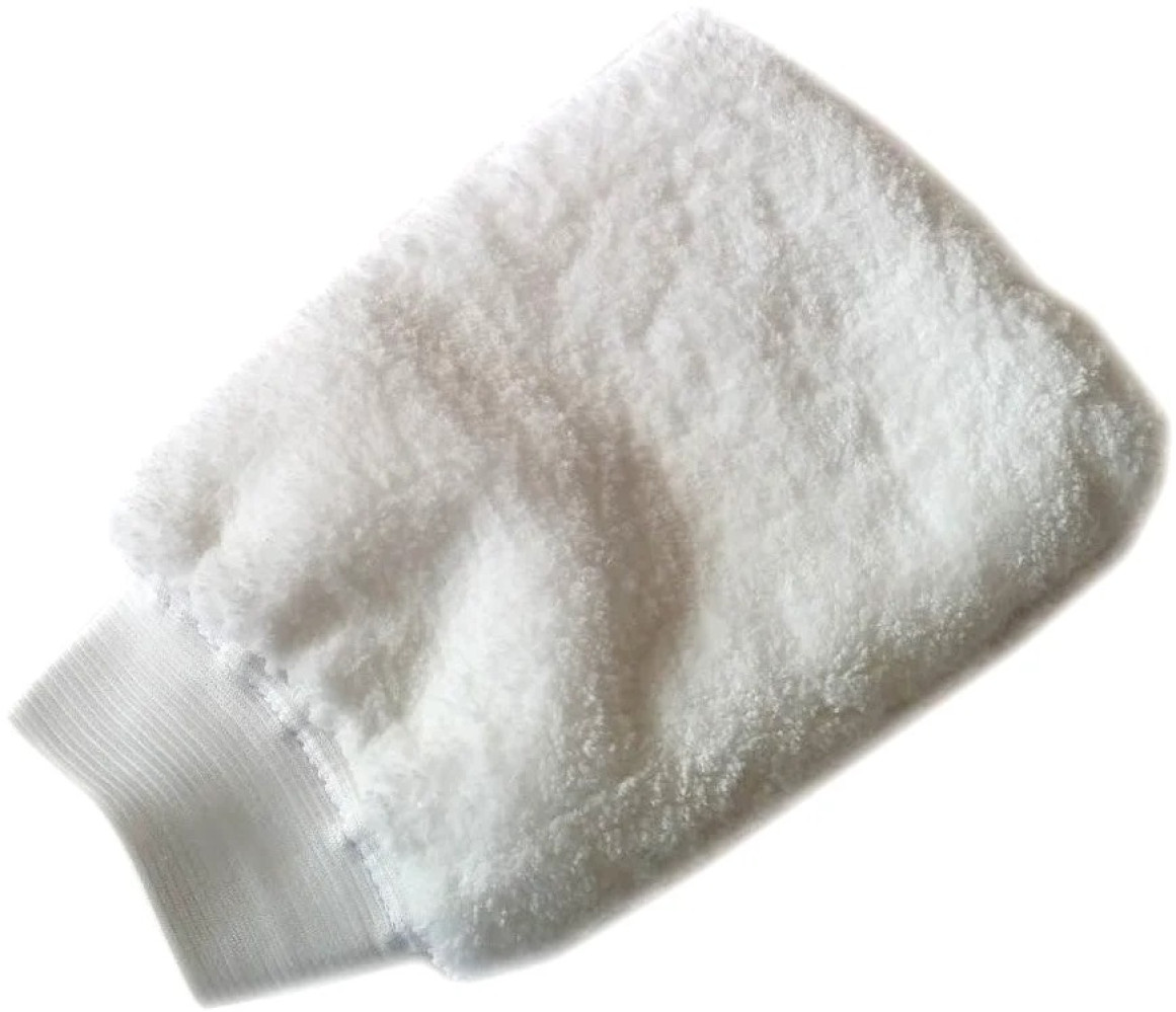 Перчатка для уборки из микрофибры Риал белая 20х15 см