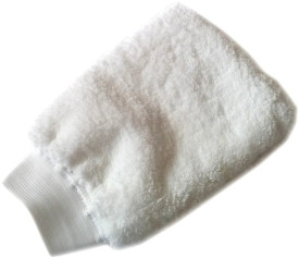 Перчатка для уборки из микрофибры Риал белая 20х15 см