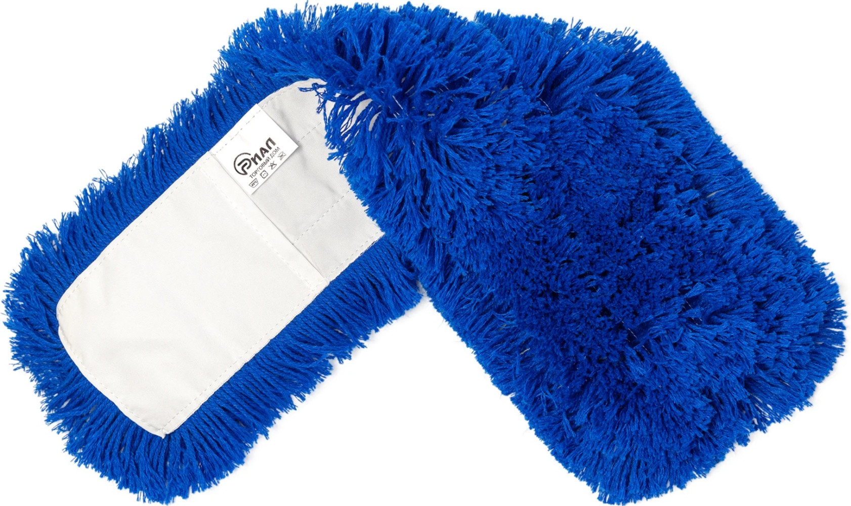 Моп для швабры из акрила Риал разрезанный синий 60 см