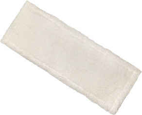 Моп для швабры из микрофибры Риал белый на кнопках 46 см