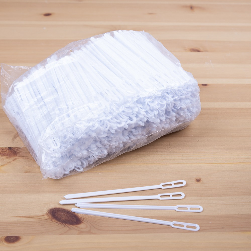 Мешалка для кофе пластиковая белая 135 мм 900 шт/уп