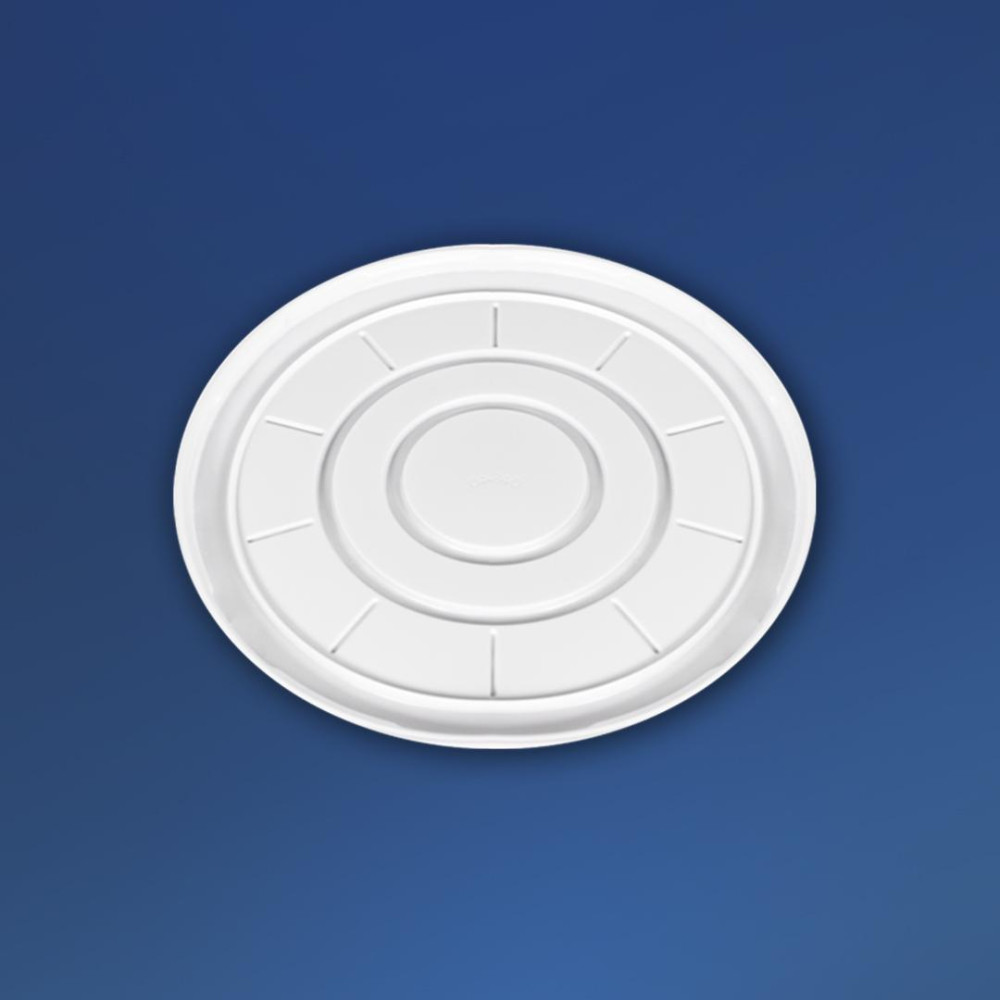 Упаковка для торта пластиковая круглая ПС-22 белая с крышкой 1800 мл 205х95 мм 200 шт/ящ