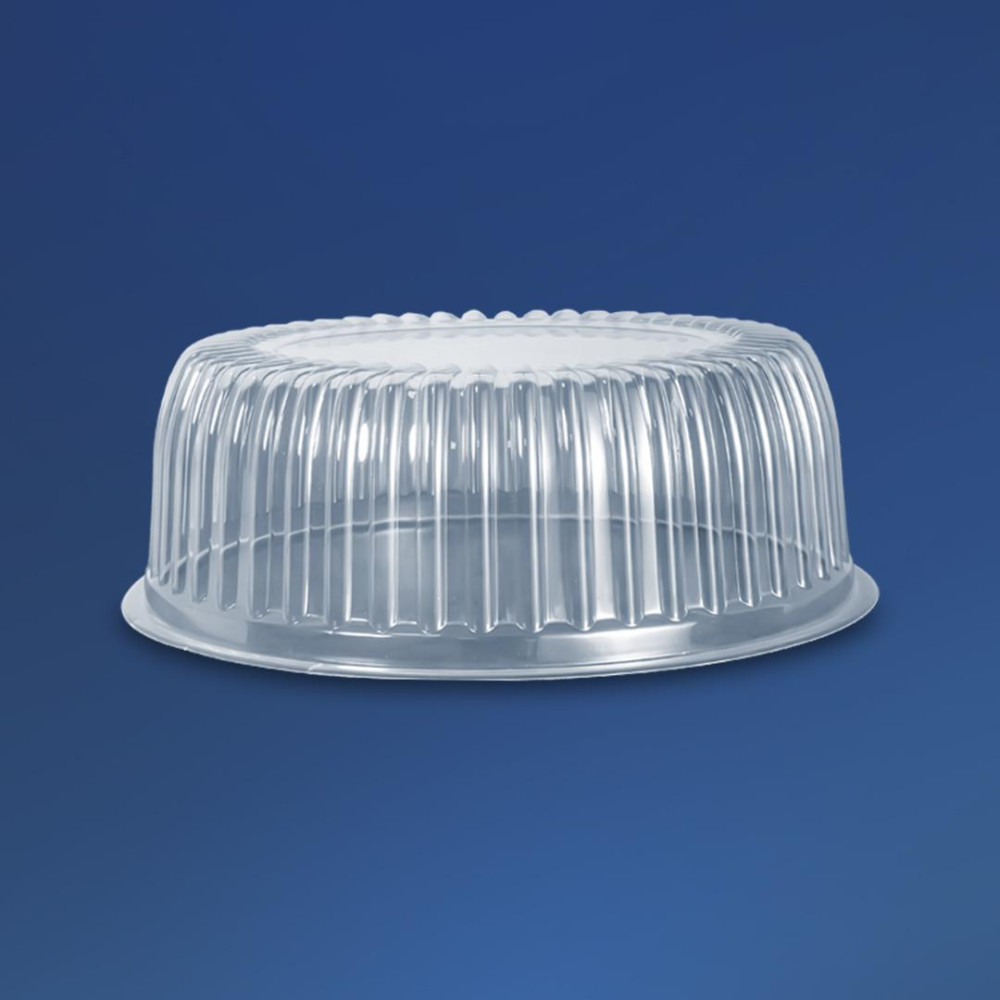 Упаковка для торта пластиковая круглая ПС-220 прозрачная с крышкой 1800 мл 196х95 мм 300 шт/ящ