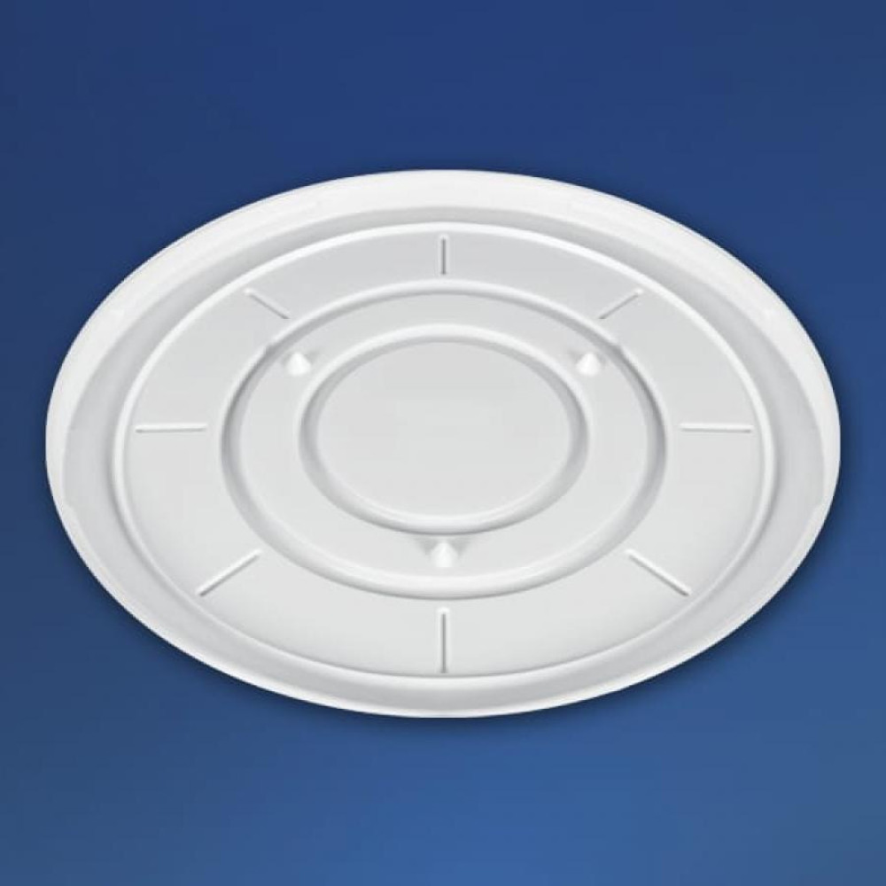 Упаковка для торта пластиковая круглая ПС-230 белая с крышкой 2500 мл 235х115 мм 200 шт/ящ