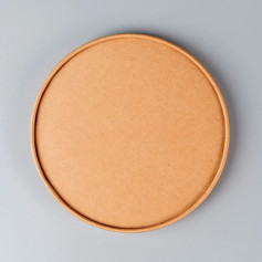 Крышка бумажная для салатника 60114, 60240, 60241 крафт 150 мм 1 шт (25 шт/уп)