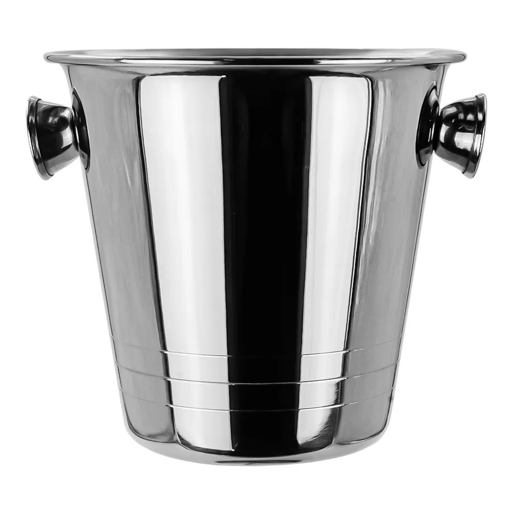 Ведро для льда из нержавеющей стали круглое 1 л