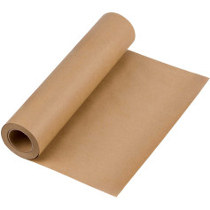Бумага упаковочная крафт 28 см х 50 м 40 г/м2 1 рулон (30 рул/ящ)