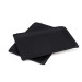 Тарелка бумажная прямоугольная ламинированная крафт-черная 220х150 мм 100 шт/уп (10 уп/ящ)