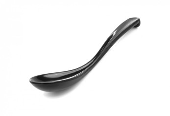 Ложка из меламина черная 17,2 см