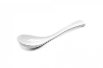 Ложка из меламина белая 17,2 см