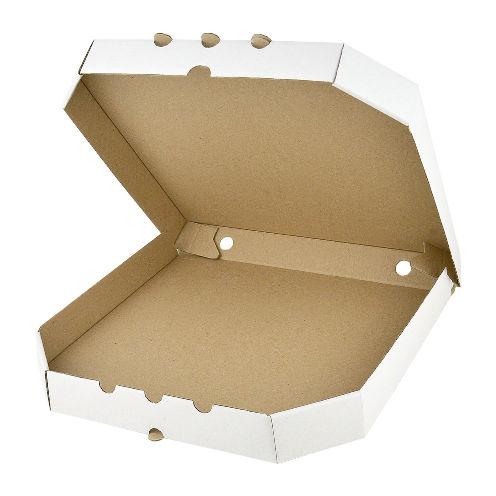 Коробка для пиццы 41 см белая 410х410х40 мм 1 шт