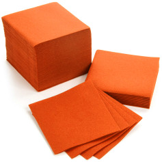 Салфетка барная PROF однослойная оранжевая 400 листов/уп (10 уп/ящ)