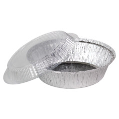 Крышка PET для контейнера SPT51L прозрачная 180 мм 100 шт/уп (12 уп/ящ)