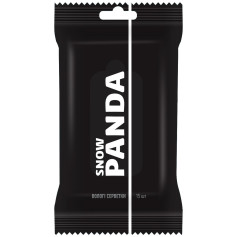 Салфетки влажные Снежная Панда Орхидея 16,5х13,5 см 15 шт/уп (32 уп/ящ)