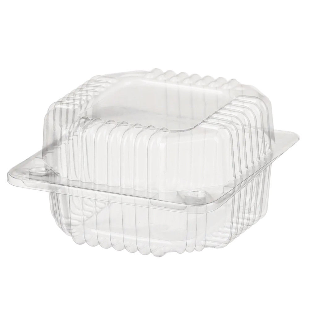 Контейнер пластиковый ПС-8 прозрачный с крышкой 500 мл 110х105х58 мм 600 шт/ящ