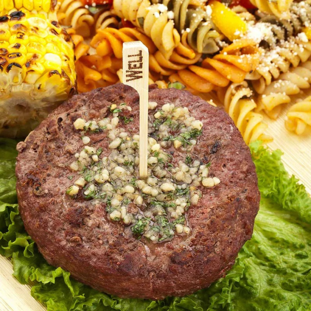 Шпажка бамбуковая Гольф со степенью прожарки Well 90 мм 100 шт/уп (100 уп/ящ)