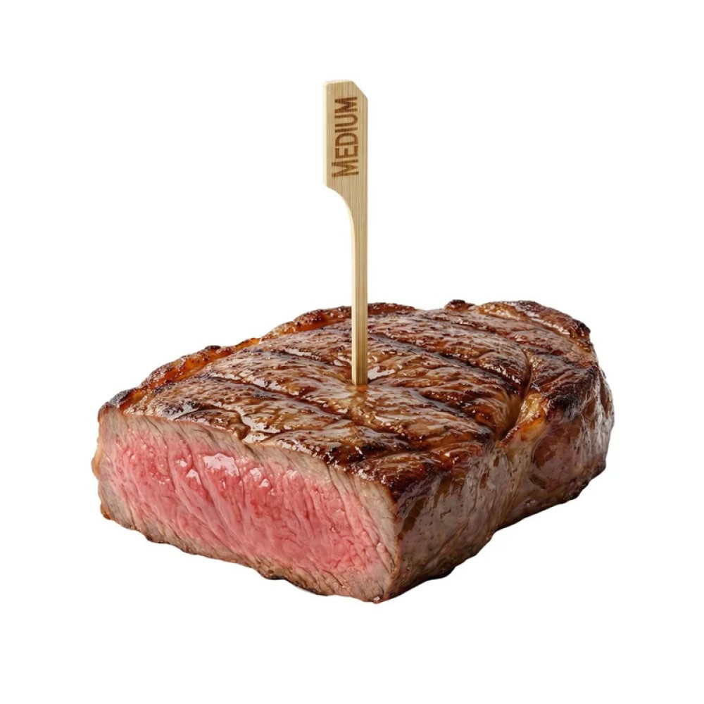 Шпажка бамбуковая Гольф со степенью прожарки Medium 90 мм 100 шт/уп (100 уп/ящ)