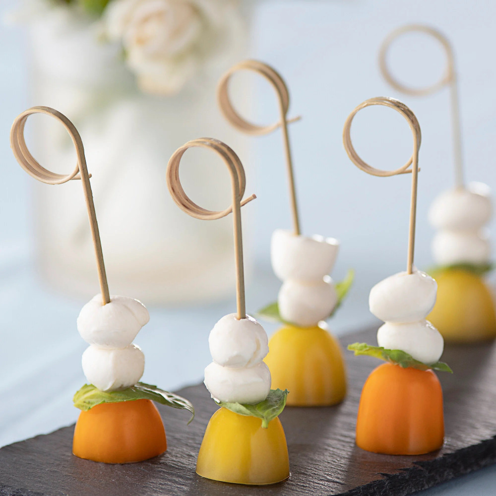 Шпажка бамбуковая Кольцо 90 мм 100 шт/уп (100 уп/ящ)