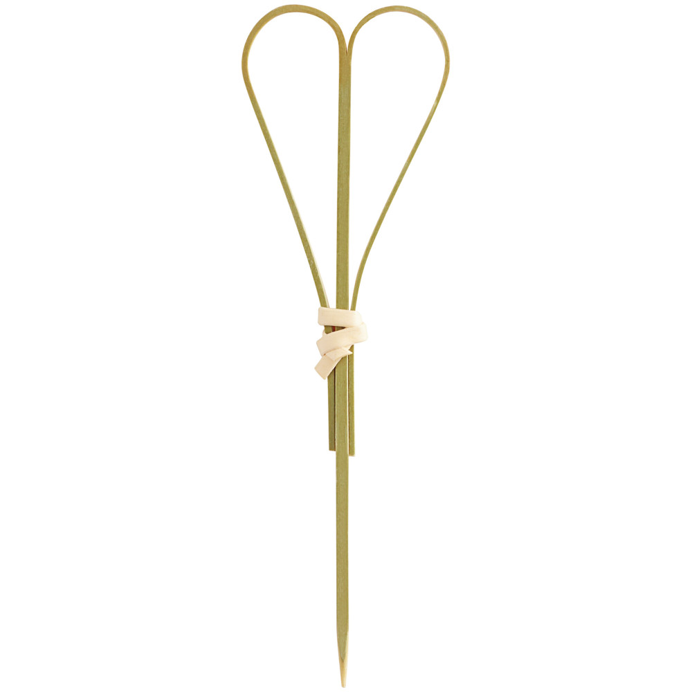 Шпажка бамбуковая Сердце 90 мм 100 шт/уп (100 уп/ящ)