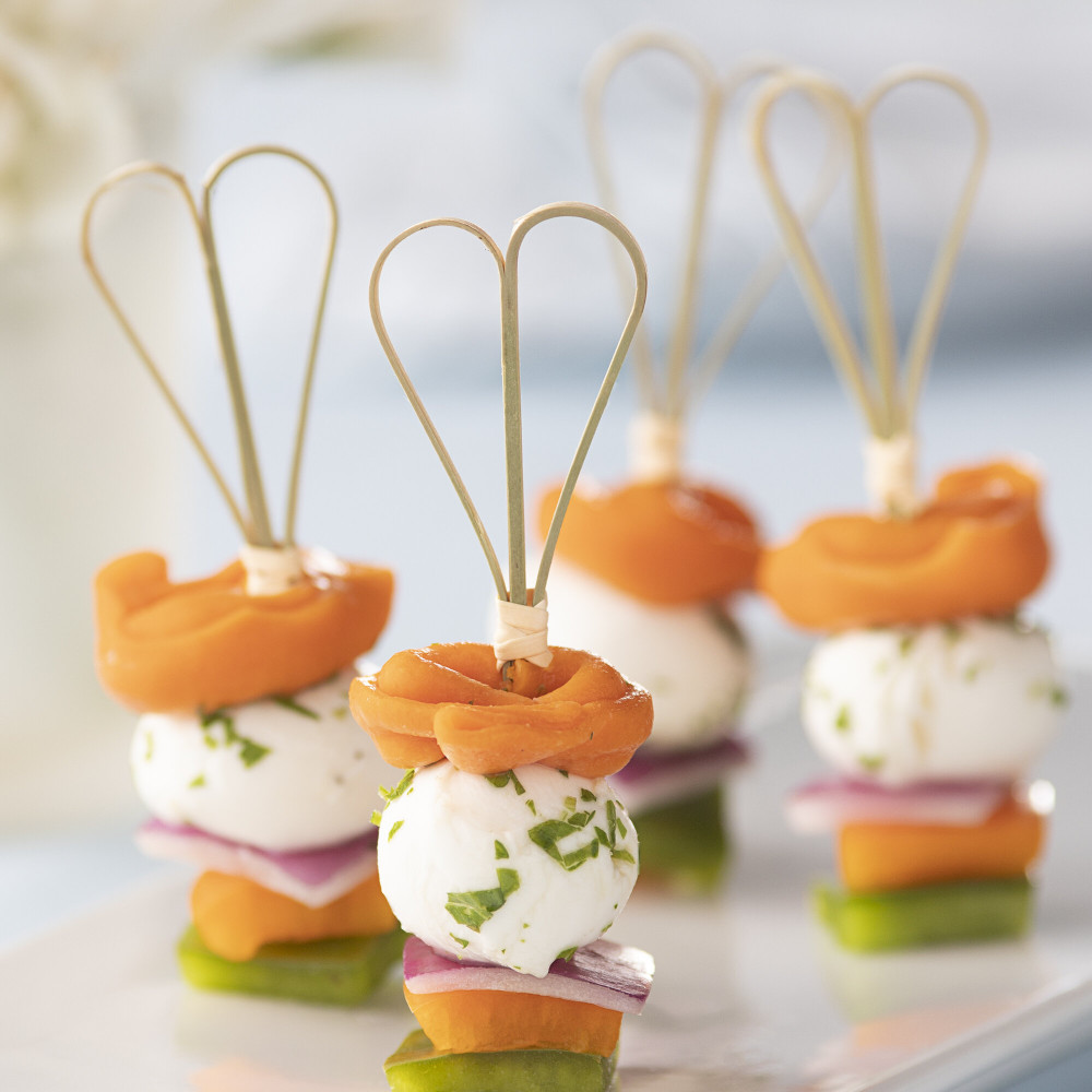 Шпажка бамбуковая Сердце 90 мм 100 шт/уп (100 уп/ящ)