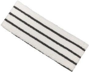 Моп для швабры из микрофибры Риал Интенсив бело-серый с абразивными вставками 40 см